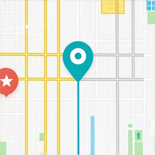 Local Business Map with Citations and Reviews Map showing local business with citations and review icons