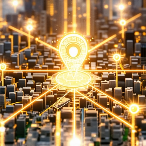 A 3D visualization of city map interaction signals for local SEO
