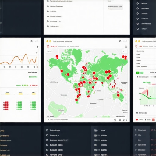 A data-driven SEO dashboard showing local map ranking improvements for business visibility.