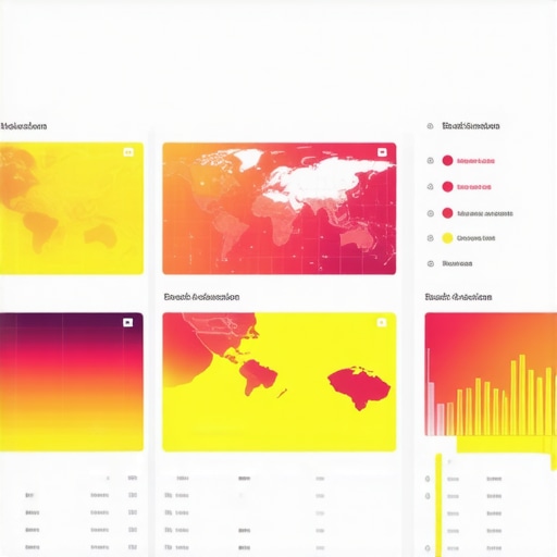 A digital dashboard showing local SEO maps optimization data