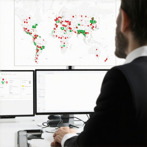 Analyzing Local Map Ranking Signals A digital audit showing local map ranking fluctuations and optimization signals.