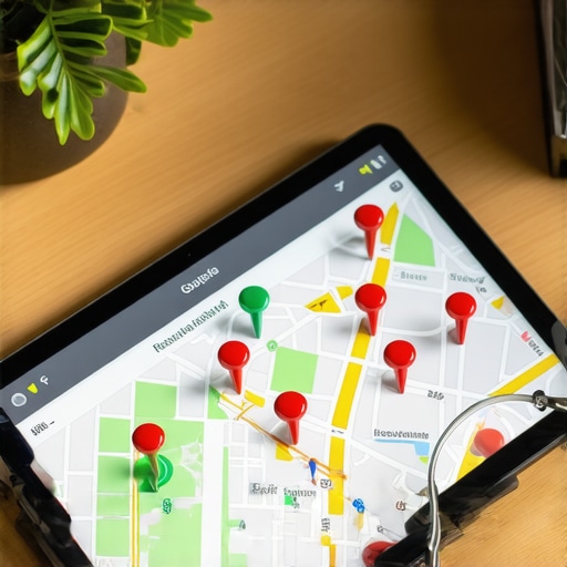 A professional environment showing an audit of local map visibility signals and ranking reports.