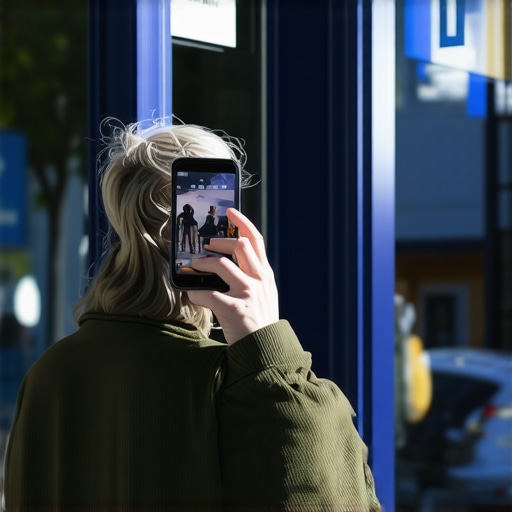 Business owner capturing authentic local photo to improve Google Maps visibility