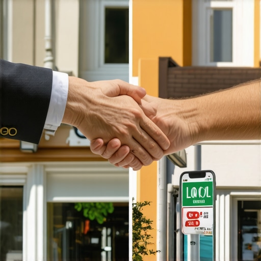 Comparison of authentic local business photos and stock images for improving Google Maps visibility.