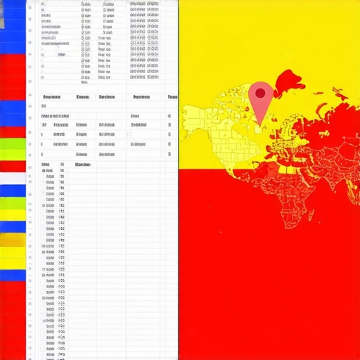 A visual representation showing the difference between messy business data and a clean, optimized Google Map ranking.