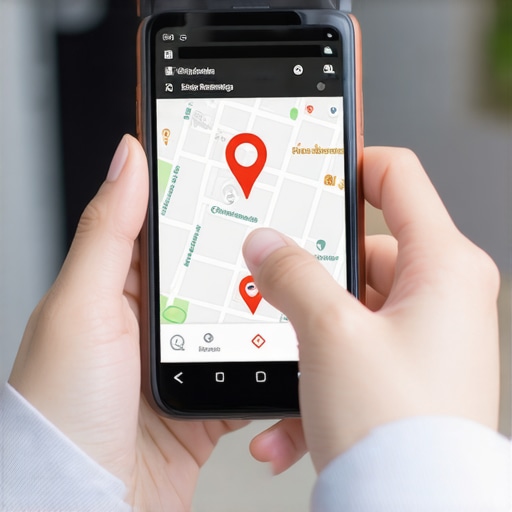 Capturing Real-Time Signals for Map Ranking A business owner taking a photo of their work to update their Google Maps profile and improve local visibility.