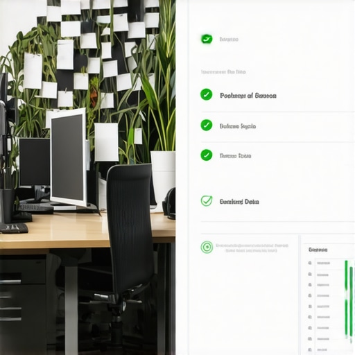 Illustration showing the difference between messy business data and synchronized Google Business Profile settings.