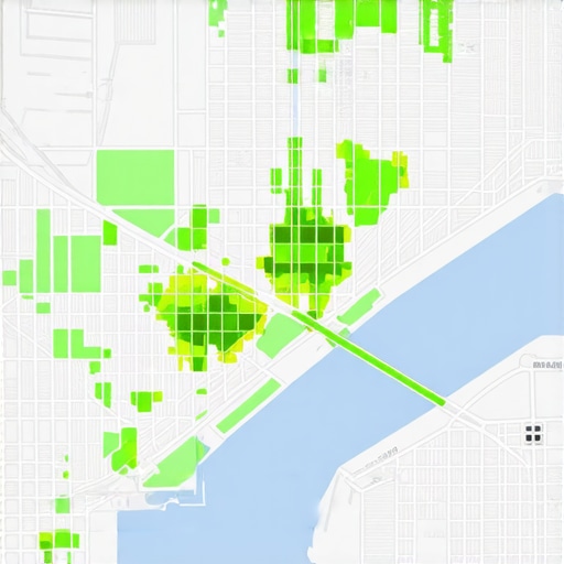 A digital visualization of Google Maps ranking signals focusing on hyper-local visibility for small businesses.