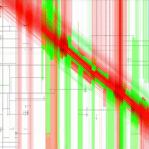 A technical heatmap showing business ranking strength and proximity signals across a geographic area.