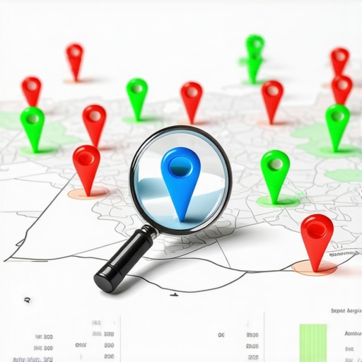 Visual representation of standing out in local map search results