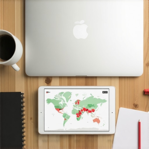 Professional setup for monitoring local map visibility and SEO signals.