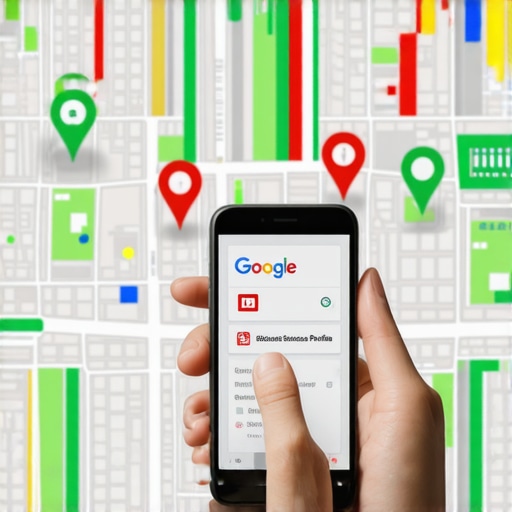 A visual representation of local map ranking tracking and business profile management.