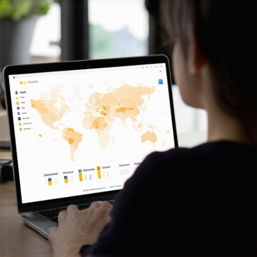 Tracking local map rankings and competitor data on a digital dashboard