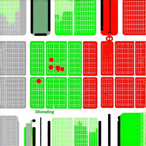 A detailed local SEO grid tracking map showing search visibility variations across a city.