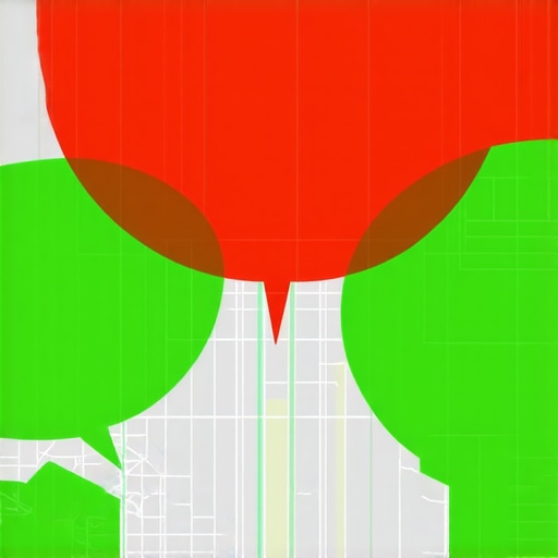A visual data grid showing how a business ranks in different neighborhoods on Google Maps.