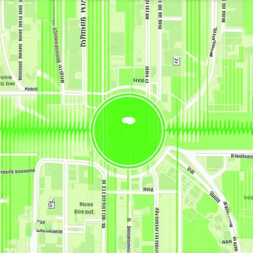 Local Search Signal Velocity Dashboard Digital dashboard showing local map signal expansion and reach metrics for a business.