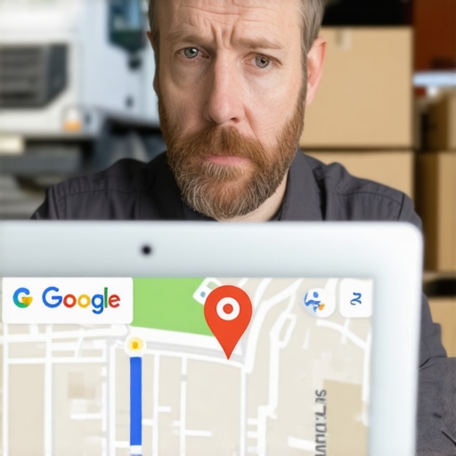 Local rank drop after office relocation A business owner analyzing a map ranking drop following a physical office move
