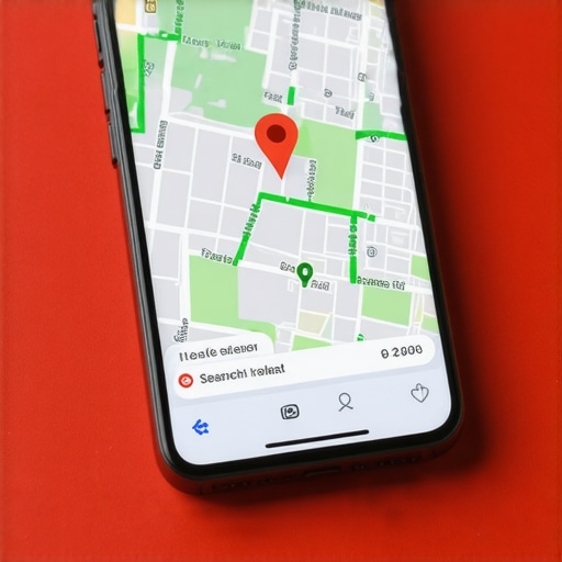 Tracking local map rankings street by street using a mobile search grid tool