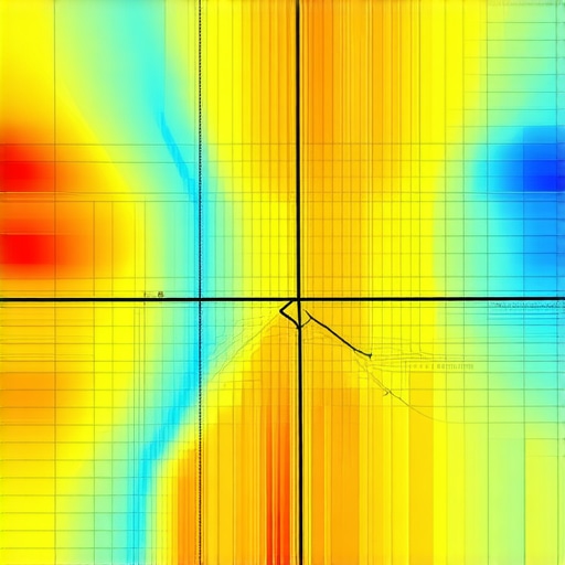 Local search visibility heatmap visualization Heatmap showing local search ranking density and proximity gaps in a metropolitan area