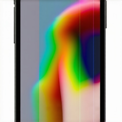 Heat map illustration showing the ideal placement for buttons on a mobile website to improve user experience.