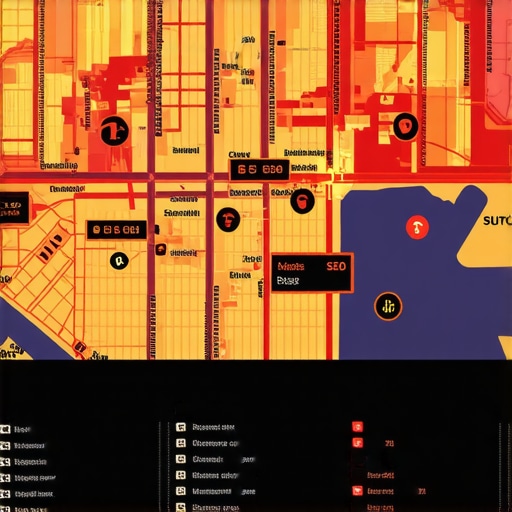 Visualization of real-time customer engagement and interaction signals on a local map.