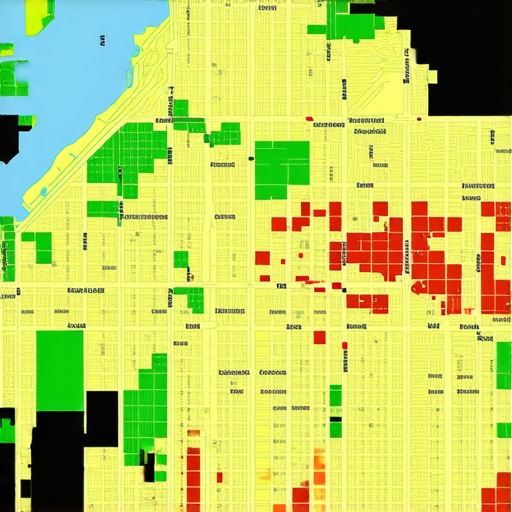 Local map ranking heatmap dashboard