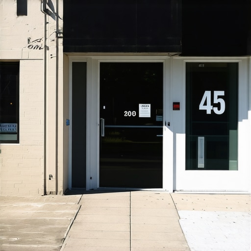 Optimized Local Business Storefront Entrance A high-quality photo of a local business exterior designed to improve Google Maps visibility and customer trust.