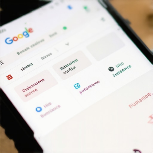 Optimizing Google Business Profile Secondary Categories Close up of smartphone showing specific service categories on a Google Business Profile.