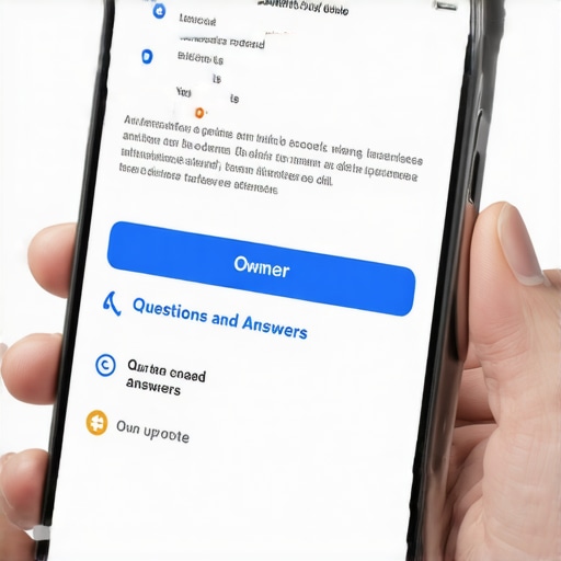 Optimizing Google Business Q&A for Local SEO Close up of a business owner answering a customer question on Google Maps profile to improve interaction signals.