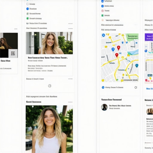 Comparison between a poorly optimized and a correctly optimized Google Maps business profile for multi-service firms.