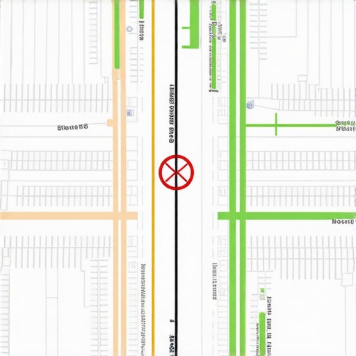 A map graphic showing how local visibility help can expand a business's ranking radius across multiple neighborhoods.