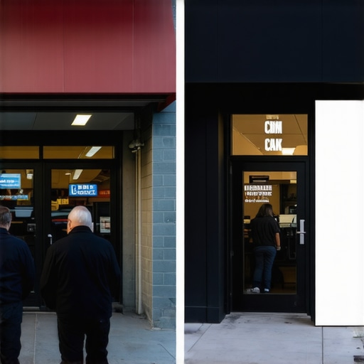 A comparison of high-quality professional business photos versus low-quality customer uploads on a Google Maps profile.