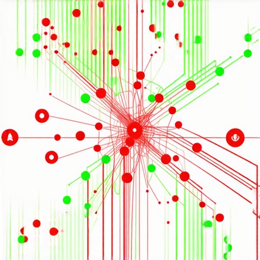 Real-Time Local Search Grid Analysis A digital dashboard showing business ranking performance across various city neighborhoods using a grid overlay.