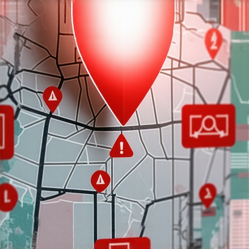 Visual representation of messy business citations on a map