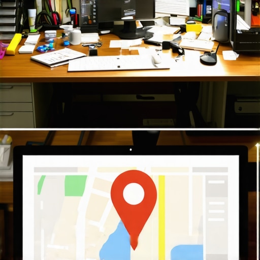 Illustration showing the importance of clean business data over high-volume messy citations for map ranking.