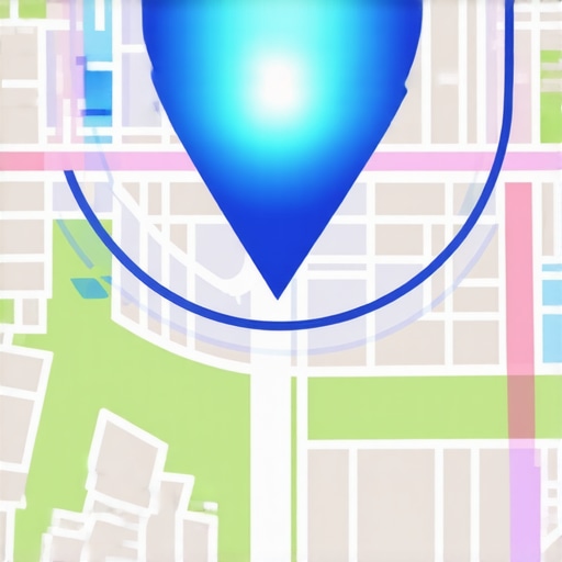 Visualizing Local Proximity Signal Expansion A digital map showing how local relevance signals expand a business's search radius.