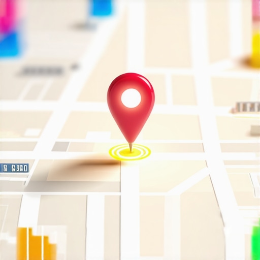 Map visualization showing business signals expanding through a local neighborhood.