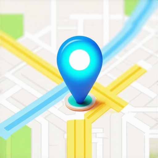 Visualizing local search signal expansion A digital map showing a business profile's reach expanding into nearby neighborhoods via radio-style signals.